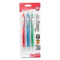 Pentel Pencil, Mech, 0.5, Ast, PK3 P205MBP3M1